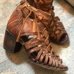 Freebird By Steven Wayzee Leather Bootie Size 8